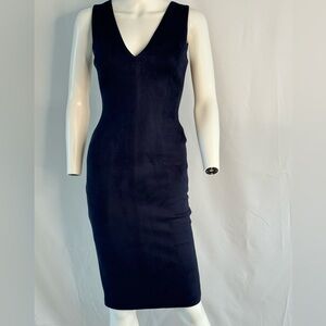 BCBG MaxAzria Alda Faux Suede Dress in
Navy Blue Size XXS. NWOT